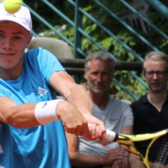 Andrew Paulson v semifinále v Oberhachingu
