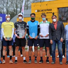 Patrik Rikl ve finále čtyřhry na ATP Challengeru v Ostravě