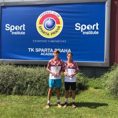 Barbora Palicová a Vít Kalina vyhráli čtyřhru na Moravia Steel Sparta Cupu