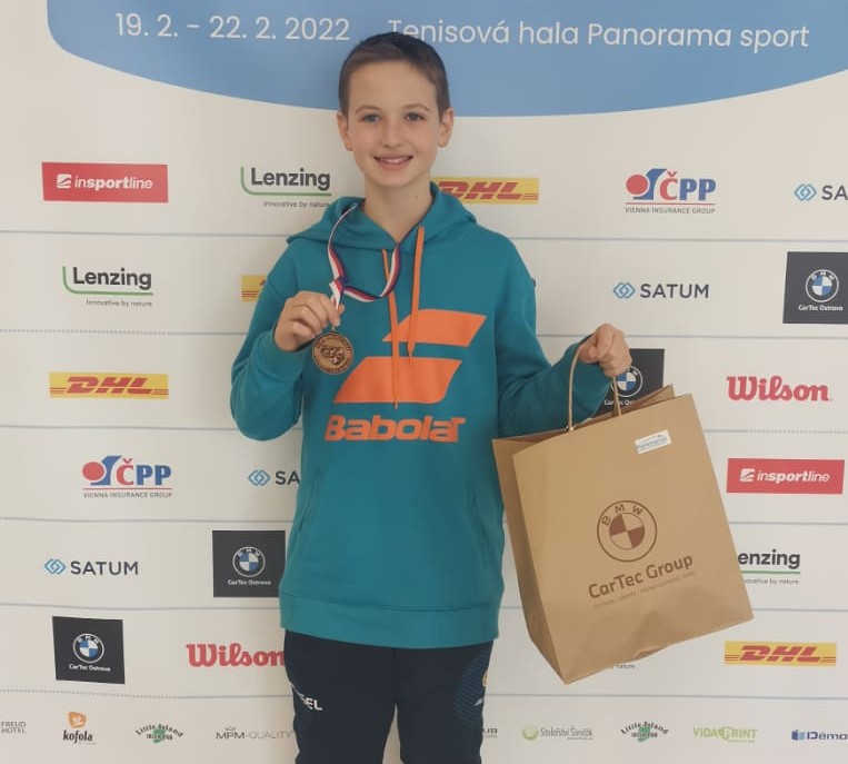 Kristián Šimek vybojoval bronz na halovém mistrovství ČR