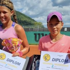 Laura Chlumská vyhrála dvouhru v Tišnově